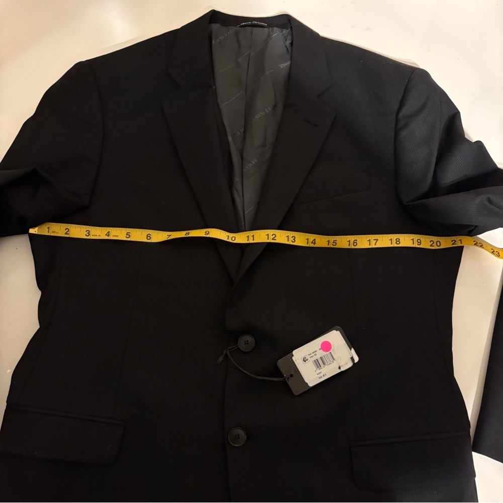 Armani Exchange Black Slim Fit Sport Coat - Picture 8 of 9